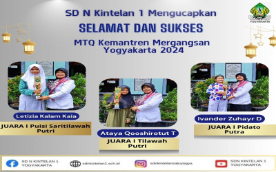 Prestasi SD N Kintelan 1  MTQ Mergangsan 2024